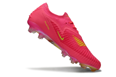 Men's Nike Phantom 6 Low Elite FG Football Boots - Pink/Yellow/Gold