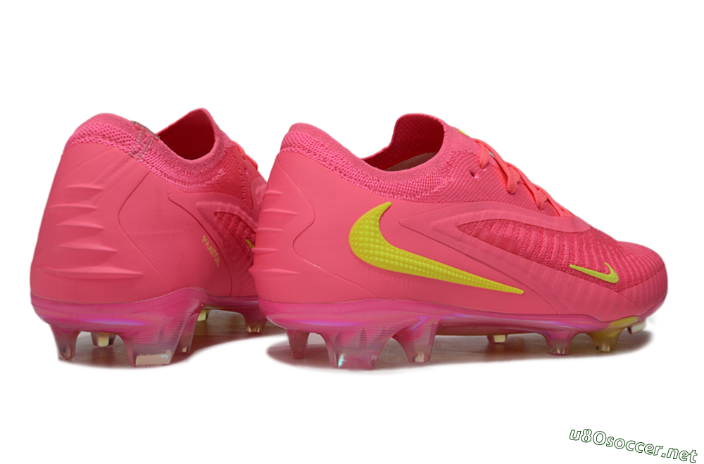 Men's Nike Phantom 6 Low Elite FG Football Boots - Pink/Yellow/Gold 6