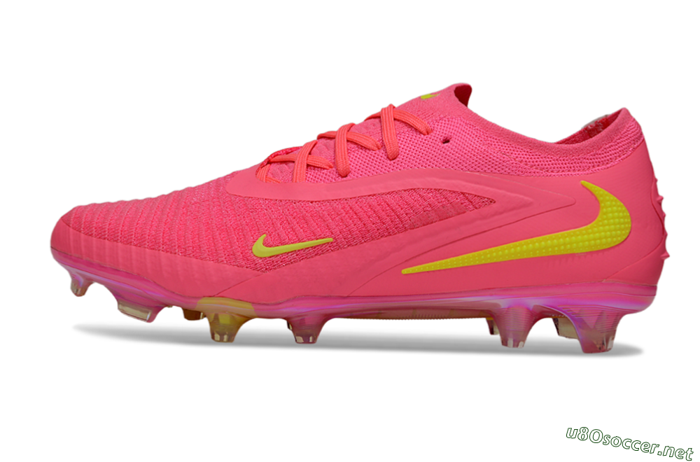 Men's Nike Phantom 6 Low Elite FG Football Boots - Pink/Yellow/Gold 0