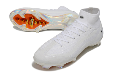Unisex Nike Air Zoom Mercurial Superfly 10 Elite FG Football Boots - White/Black/Gold