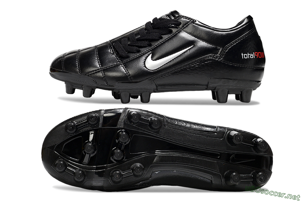Men's Nike Total 90 III FG Football Boots - Black/Silver 1