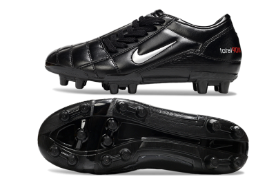Men's Nike Total 90 III FG Football Boots - Black/Silver