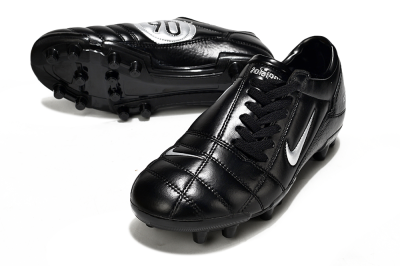 Men's Nike Total 90 III FG Football Boots - Black/Silver