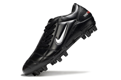 Men's Nike Total 90 III FG Football Boots - Black/Silver