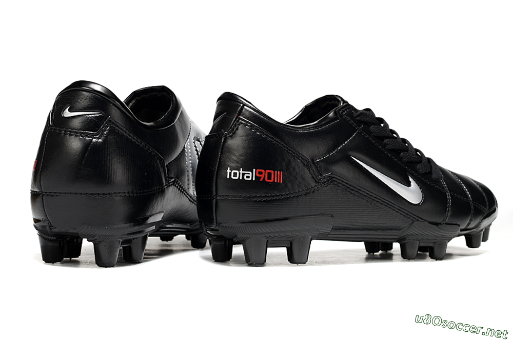 Men's Nike Total 90 III FG Football Boots - Black/Silver 6