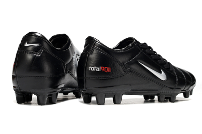 Men's Nike Total 90 III FG Football Boots - Black/Silver
