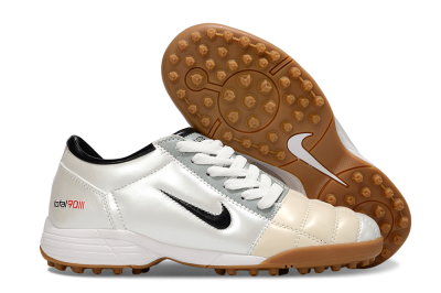 Unisex Nike Total 90 III TF Football Shoes - Silver/Beige/Grey