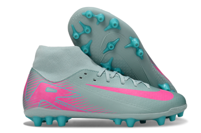 Men's Nike Air Zoom Mercurial Superfly 10 Academy AG Football Boots - Jade/Pink