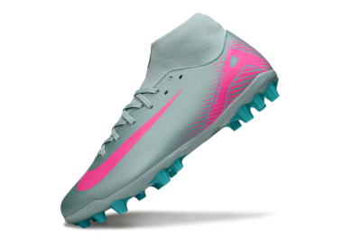 Men's Nike Air Zoom Mercurial Superfly 10 Academy AG Football Boots - Jade/Pink