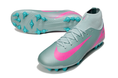 Men's Nike Air Zoom Mercurial Superfly 10 Academy AG Football Boots - Jade/Pink