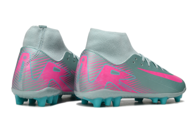Men's Nike Air Zoom Mercurial Superfly 10 Academy AG Football Boots - Jade/Pink