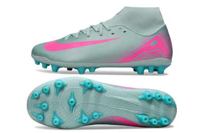Men's Nike Air Zoom Mercurial Superfly 10 Academy AG Football Boots - Jade/Pink