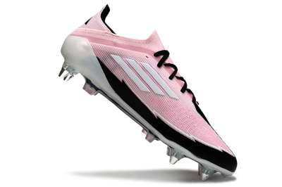 Men's Messi x Adidas F50 Elite SG Football Boots - Pink/White/Black