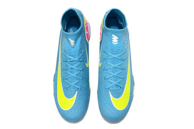 Unisex Nike Air Zoom Mercurial Superfly 10 Elite TF Football Shoes - Jade/Yellow/White
