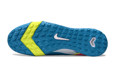 Unisex Nike Air Zoom Mercurial Superfly 10 Elite TF Football Shoes - Jade/Yellow/White
