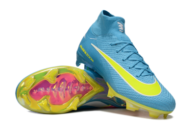 Unisex Nike Air Zoom Mercurial Superfly 10 Elite FG Football Boots - Jade/Yellow/White