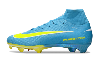 Unisex Nike Air Zoom Mercurial Superfly 10 Elite FG Football Boots - Jade/Yellow/White