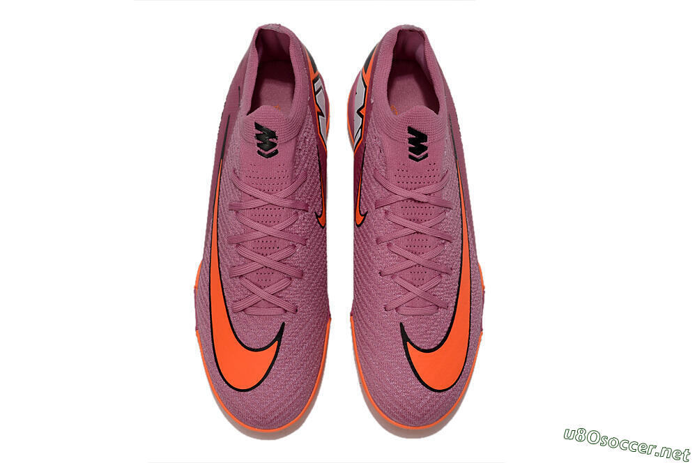 Unisex Nike Air Zoom Mercurial Vapor 16 Elite TF Football Shoes - Red/Orange/Black 4