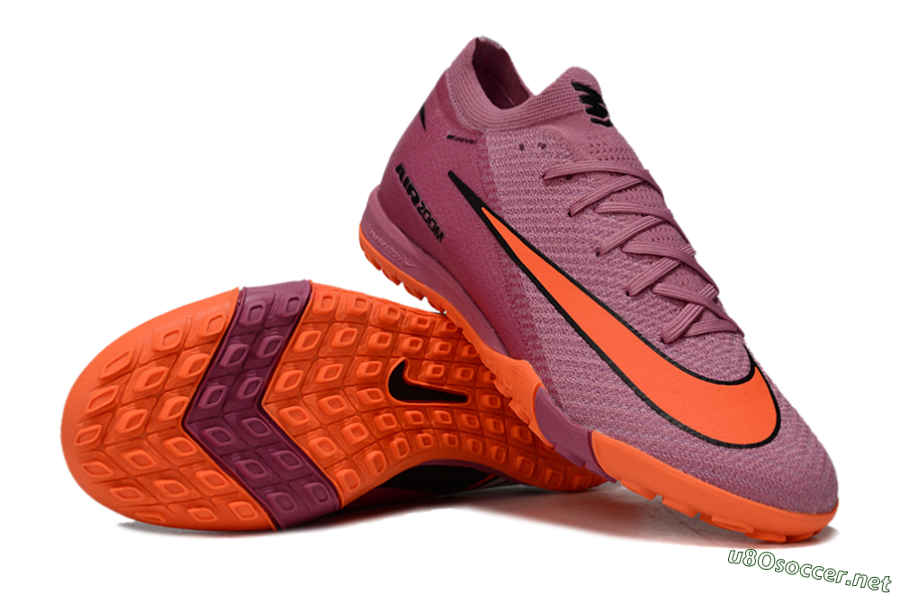 Unisex Nike Air Zoom Mercurial Vapor 16 Elite TF Football Shoes - Red/Orange/Black 3