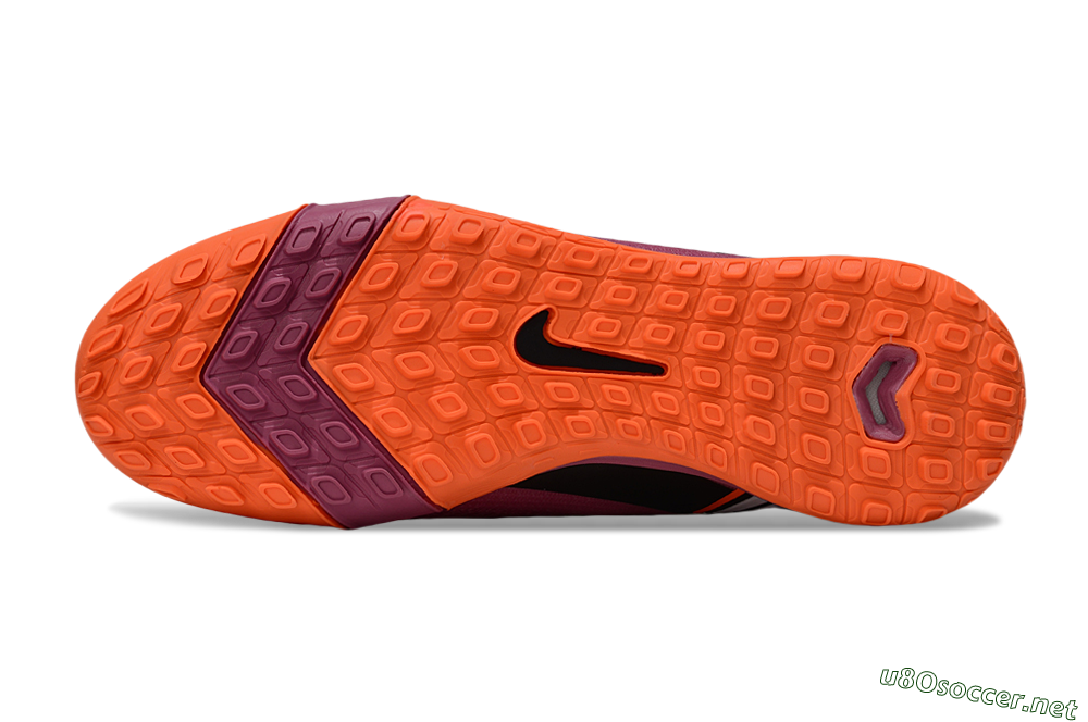 Unisex Nike Air Zoom Mercurial Vapor 16 Elite TF Football Shoes - Red/Orange/Black 6