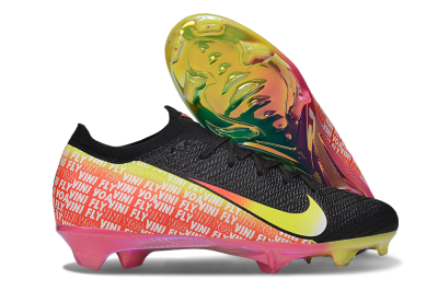 Unisex Nike Air Zoom Mercurial Vapor 16 Elite FG Football Boots - White/Red/Yellow