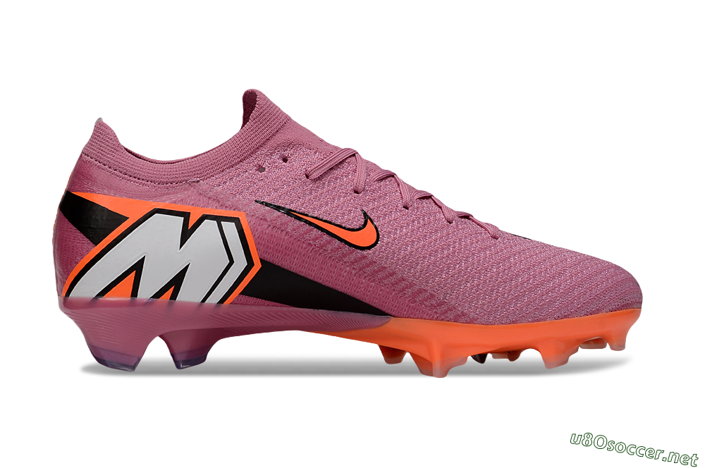 Unisex Nike Air Zoom Mercurial Vapor 16 Elite FG Football Boots - Red/Orange/Black 7