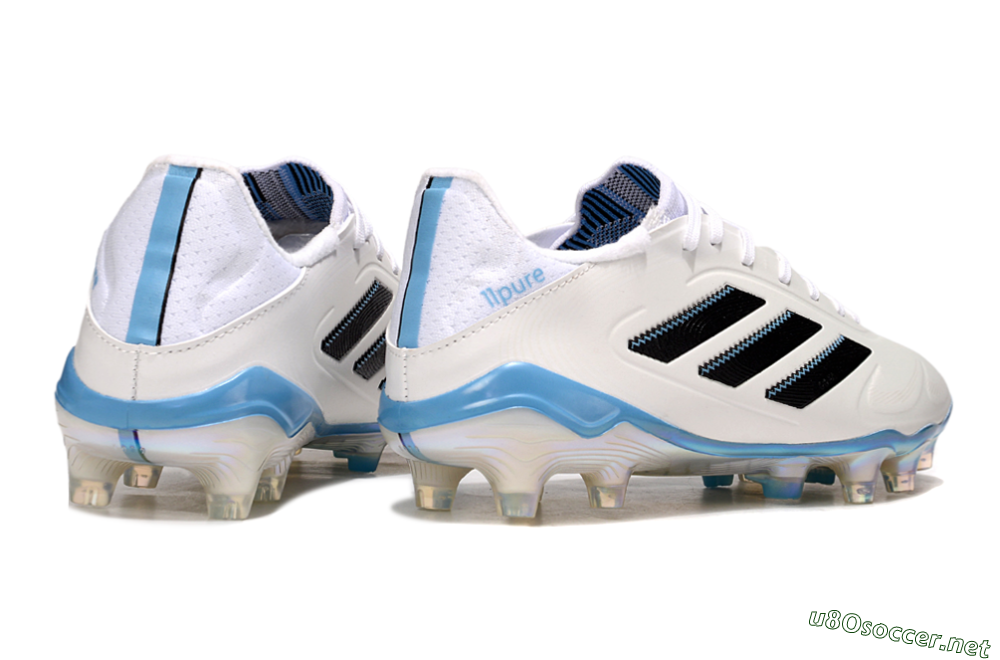 Men's Adidas Copa Pure 3 Elite FG Football Boots - Beige/Black/Blue 6