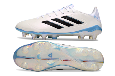 Men's Adidas Copa Pure 3 Elite FG Football Boots - Beige/Black/Blue