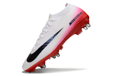Men's Nike Air Zoom Mercurial Vapor 16 Elite SG Football Boots - White/Black/Red