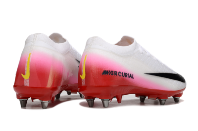 Men's Nike Air Zoom Mercurial Vapor 16 Elite SG Football Boots - White/Black/Red