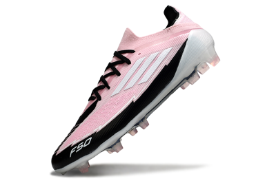Men's Messi x Adidas F50 Elite FG Football Boots - Pink/Black/Whtie