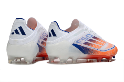 Men's Adidas F50 Elite FG Football Boots - White/Red/Blue
