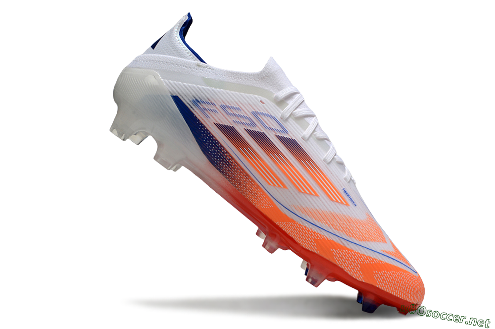Men's Adidas F50 Elite FG Football Boots - White/Red/Blue 4