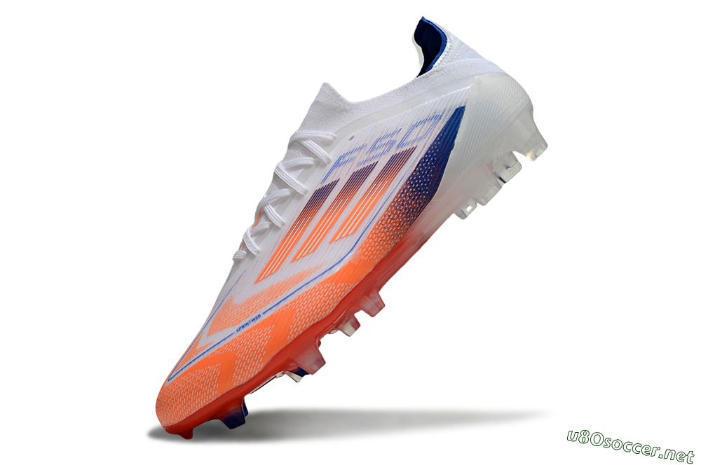 Men's Adidas F50 Elite FG Football Boots - White/Red/Blue 5