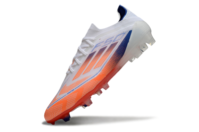 Men's Adidas F50 Elite FG Football Boots - White/Red/Blue