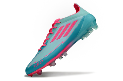 Men's Messi x Adidas F50 Elite FG Football Boots - Jade/Pink/Blue