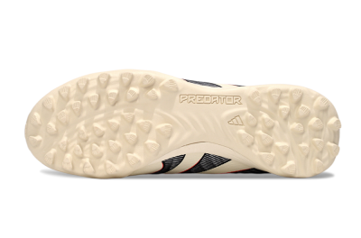 Unisex Adidas Predator Elite Foldover Tongue TF Football Shoes - Beige/Black/Red