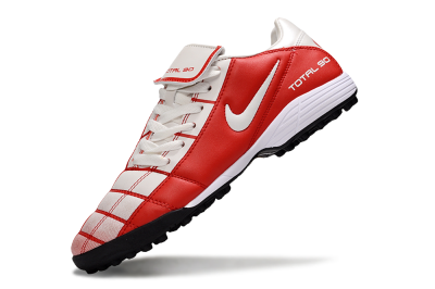 Men's Nike Total 90 III TF Football Shoes - White/Red/Black