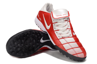 Men's Nike Total 90 III TF Football Shoes - White/Red/Black