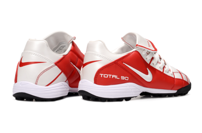 Men's Nike Total 90 III TF Football Shoes - White/Red/Black