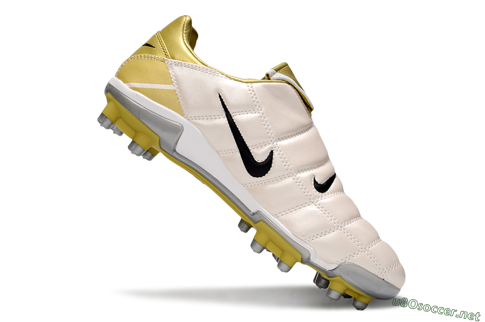 Men's Nike Total 90 III FG Football Boots - Gold/Beige/Black 5