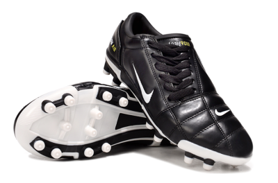 Men's Nike Air Zoom Total 90 III FG Football Boots - Black/White/Yellow