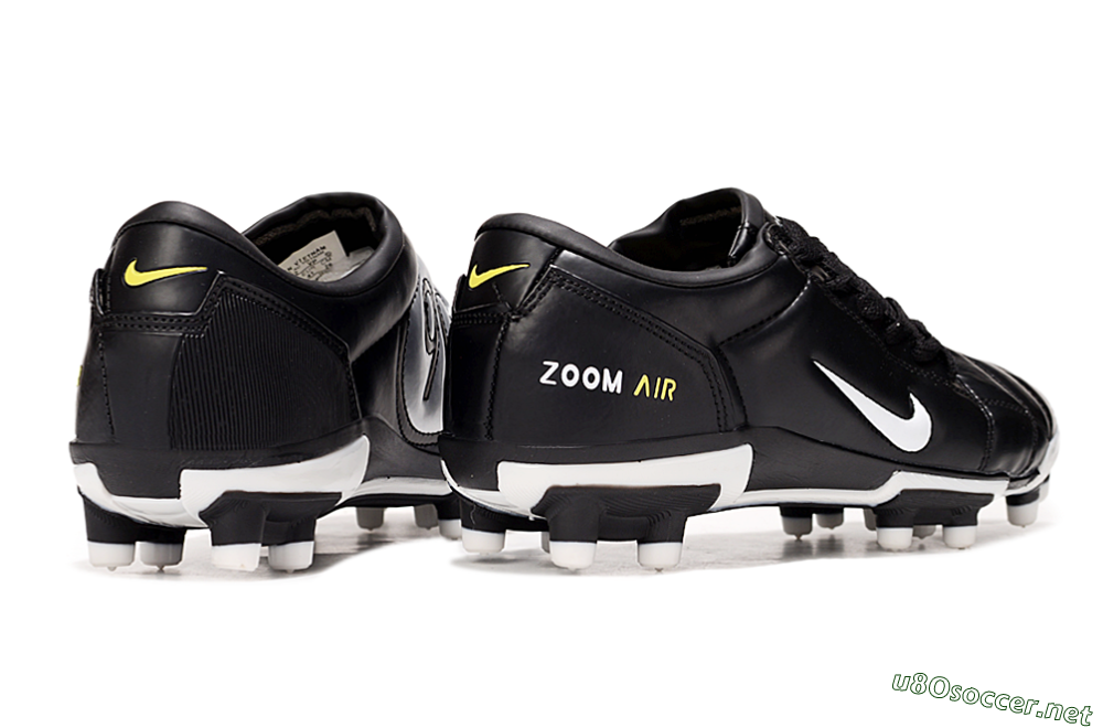 Men's Nike Air Zoom Total 90 III FG Football Boots - Black/White/Yellow 7