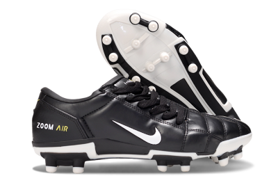 Men's Nike Air Zoom Total 90 III FG Football Boots - Black/White/Yellow