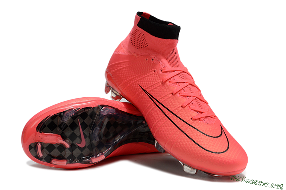 Men's Nike Mercurial Superfly 4 Elite FG Football Boots - Red/Black 3