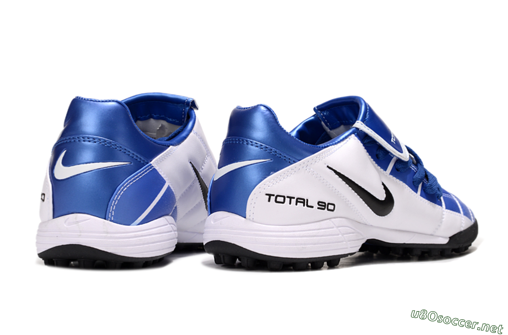 Men's Nike Total 90 III TF Football Shoes - Blue/White/Black 7