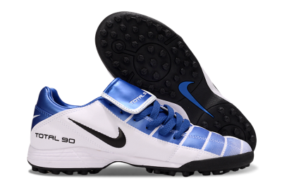 Men's Nike Total 90 III TF Football Shoes - Blue/White/Black