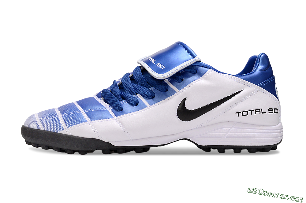 Men's Nike Total 90 III TF Football Shoes - Blue/White/Black 0