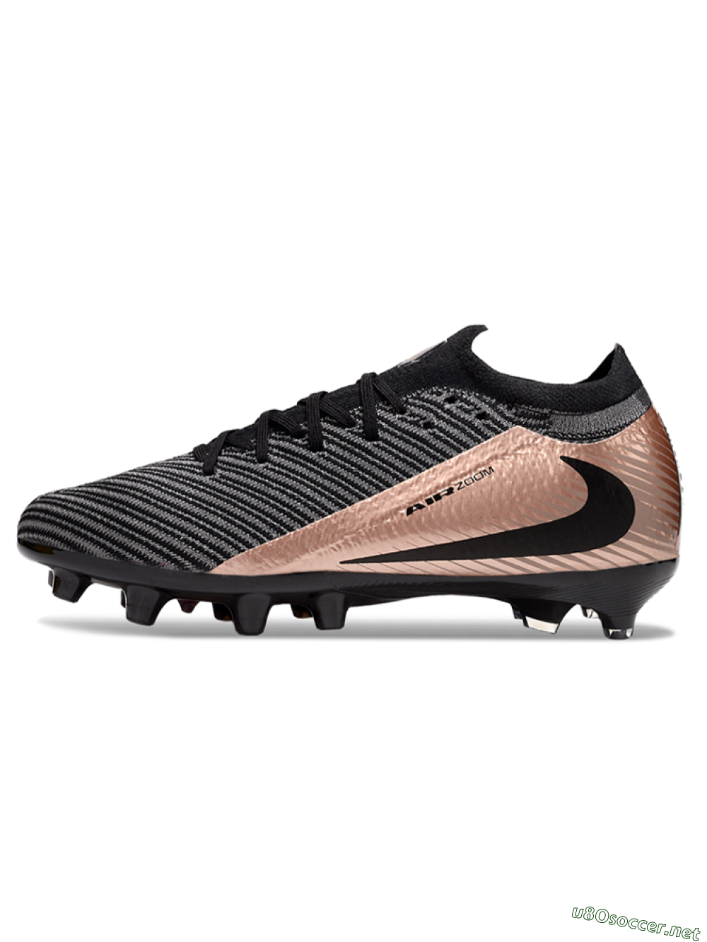 Men's Nike Air Zoom Mercurial Vapor 16 Elite AG Football Boots - Black/White/Gold 0