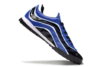 Men's Nike Mercurial R9 TF Football Shoes - Black/Blue/White